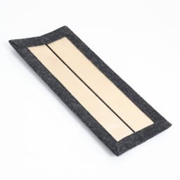 Когтеточка двойная «Пижон», 45×20 см, ковролин, серая