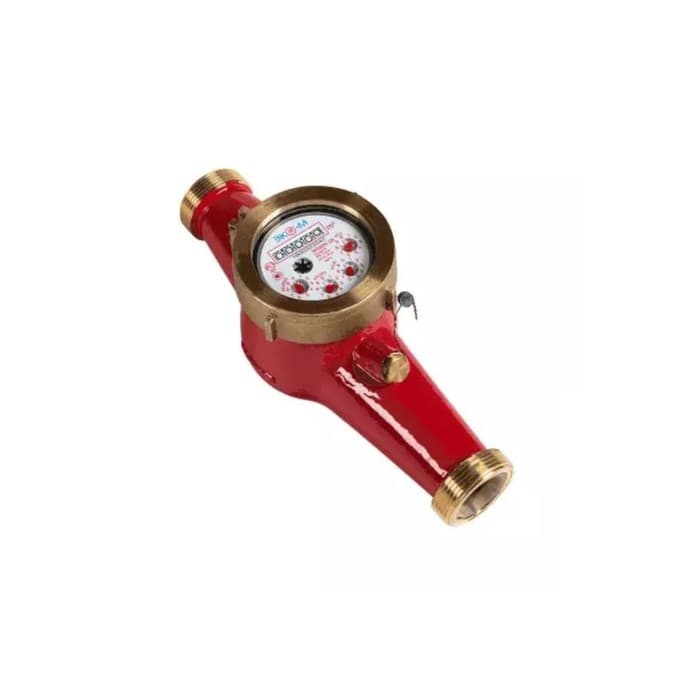 Счетчик воды универсальный «ЭКОМЕРА» Э-25У-260-СК, многоструйный, DN 25 мм, L=260 мм, с КМЧ