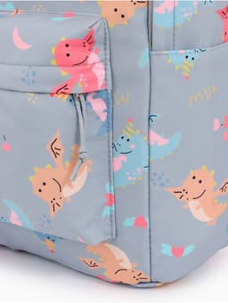 Рюкзак школьный на молнии, с карманом, размер 32×15×43 см, серый