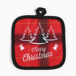 Прихватки набор 2 штуки «Доляна» Christmas, размер 17×17 см, 26×16 см