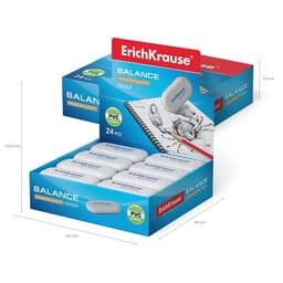 Ластик ErichKrause Balance Mini, 50×23×9 мм, мягкий, гипоаллергенный