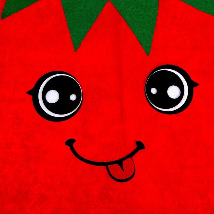 Карнавальный костюм «Спелый помидор», фетр