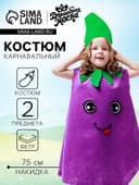 Карнавальный костюм «Крутой баклажан», фетр