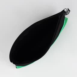 Пенал школьный, текстиль, плоский, 21×10 см «Чёрная с сеткой»