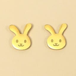 Серьги гвоздики «Зайчики»