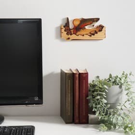 Панно настенное дерево «Рыба», декор, 12×0.7×19 см