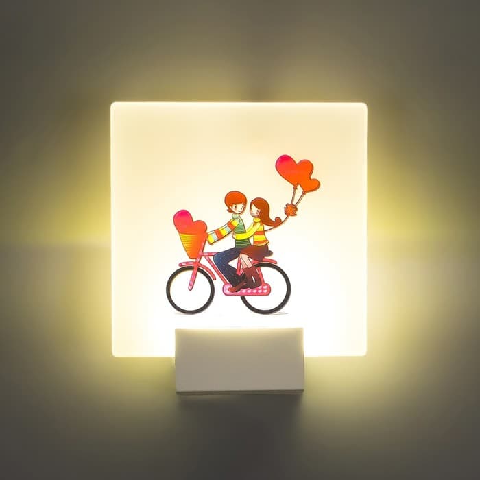 Бра «Влюбленная пара» LED 6 Вт 4000К белый 19.5×6×19.5 см