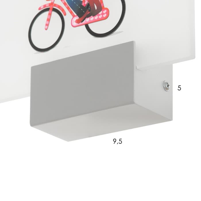 Бра «Влюбленная пара» LED 6 Вт 4000К белый 19.5×6×19.5 см