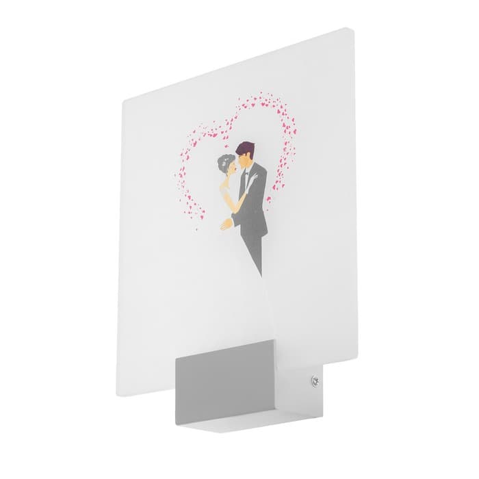 Бра «Любовь» LED 6 Вт 4000К белый 24×6×24 см