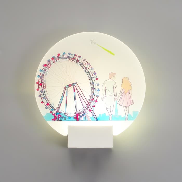 Бра «Летняя прогулка» LED 6 Вт 4000К белый 24×6×24 см