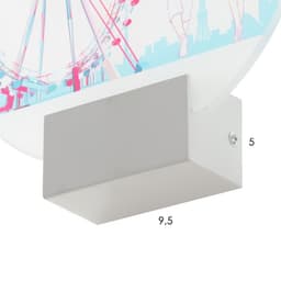 Бра «Летняя прогулка» LED 6 Вт 4000К белый 24×6×24 см