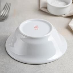 Салатник Добрушский завод «Сирень», 360 мл, d=14.5 см, фарфор, белый