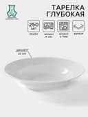 Тарелка глубокая Добрушский завод «Идиллия», 250 мл, d=20 см, фарфор, белая