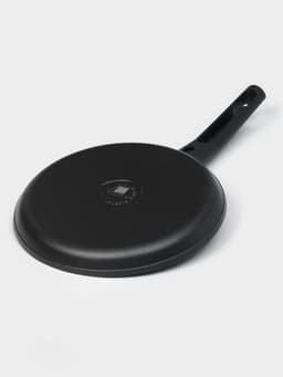 Сковорода блинная KUKMARA «Традиция», d=20 см, съёмная ручка, антипригарное покрытие, литой алюминий, чёрная