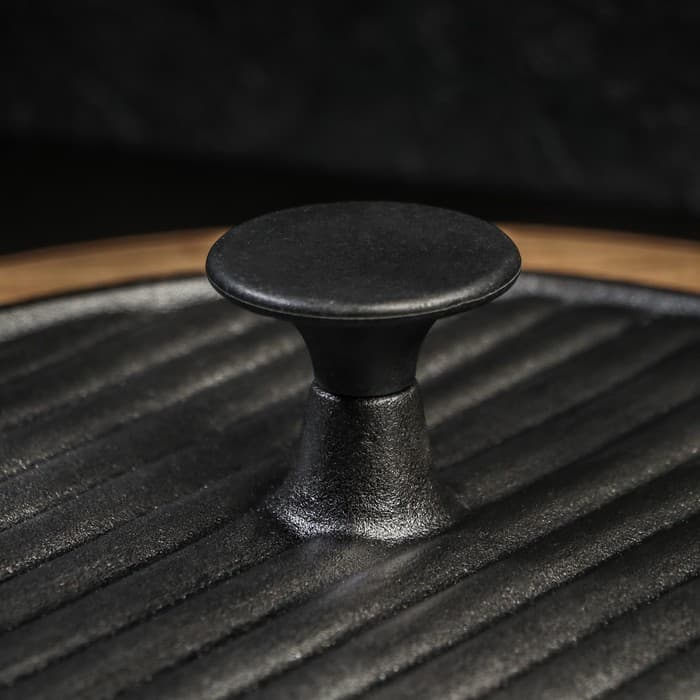 Крышка-пресс Magma «Гриль», 24×5.5 см, чугун, чёрная