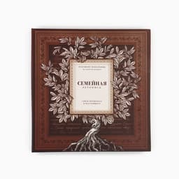 Родословная книга с рамкой под фото «Семейная летопись», 22.5×23.7 см