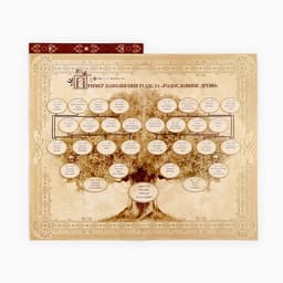 Родословная книга с рамкой под фото «Семейная летопись», 22.5×23.7 см