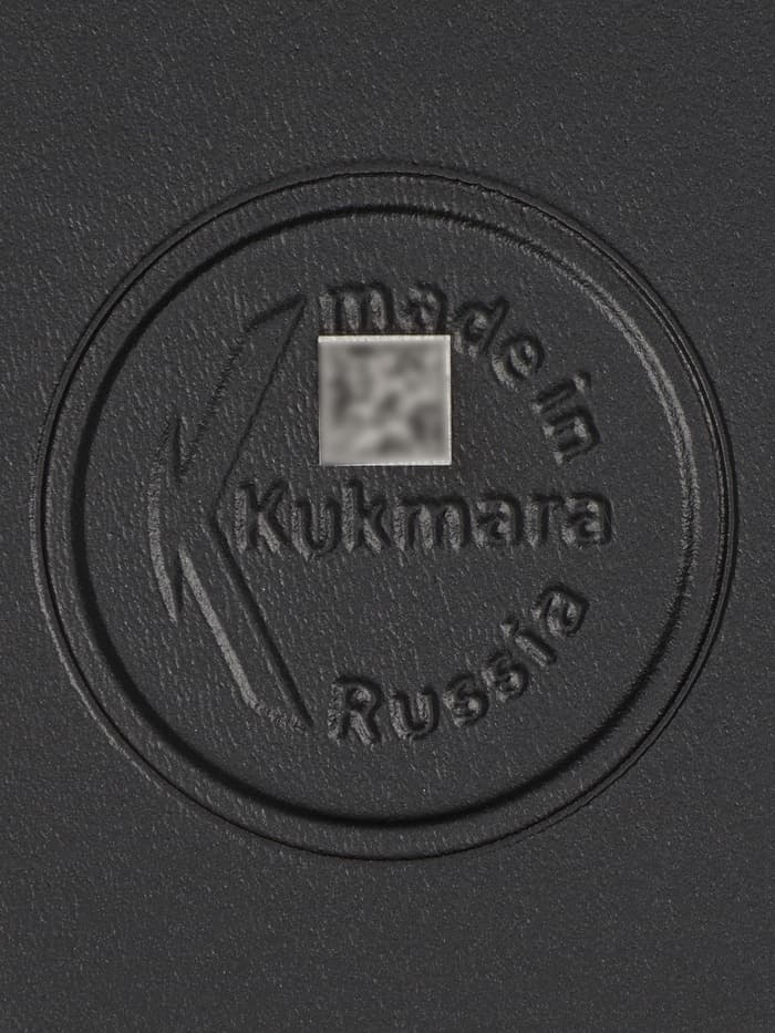 Сковорода блинная KUKMARA «Традиция», d=22 см, съёмная ручка, антипригарное покрытие, алюминий, чёрная