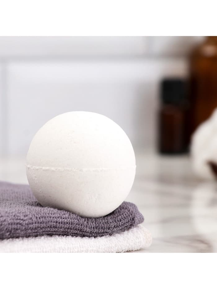 Бомбочка для ванн Добропаровъ из гималайской соли «лаванда и ментол» 110 г