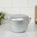 Казан походный KUKMARA, 4 л, крышка-сковорода, литой алюминий, серебристый