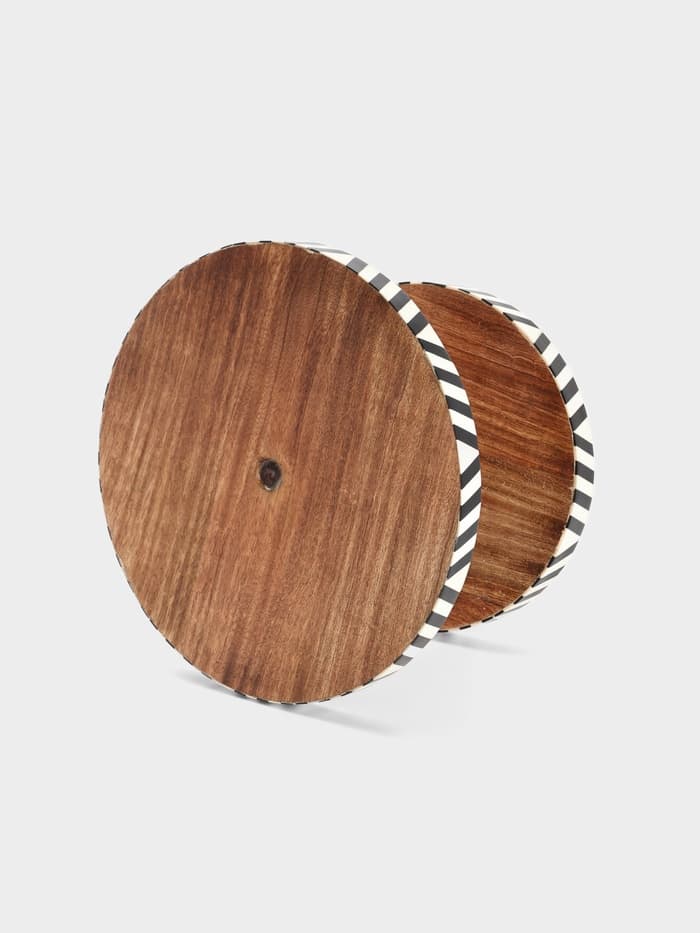 Подставка для десерта, 30(25)×32 см, дерево