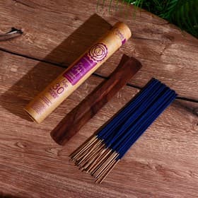 Благовония «Organic. Чакры», аромапалочки, Сахасрара, набор 30 шт., с подставкой
