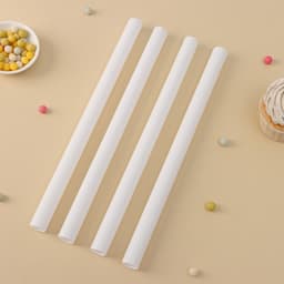 Палочки - дюбели для кондитерских изделий Доляна, d=1.8 см, 30 см, набор 4 шт., пластик, белые