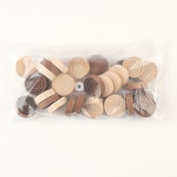 Фишки для нард и шашек, 30 шт., 2 кубика, d=2.9 см, дерево