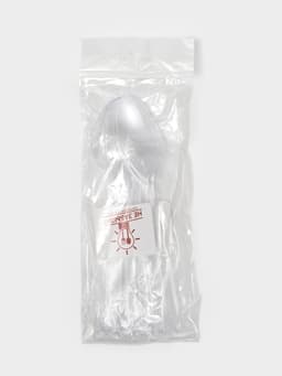 Ложки одноразовые Не ЗАБЫЛИ! «Премиум», набор 6 шт., 18 см, пластик, прозрачные