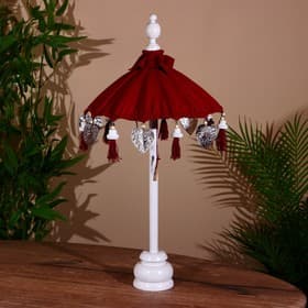 Сувенир интерьерный «Зонтик», 60 см, бордовый