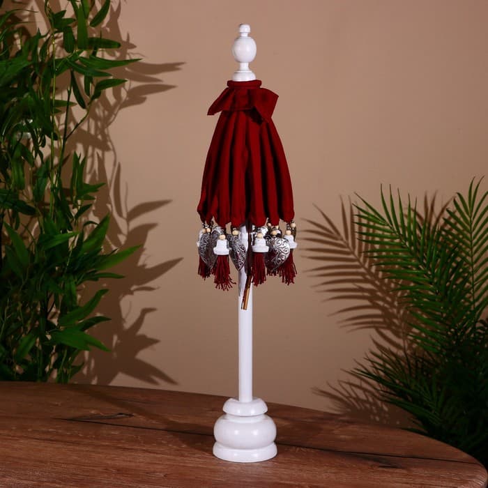 Сувенир интерьерный «Зонтик», 60 см, бордовый