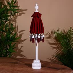 Сувенир интерьерный «Зонтик», 60 см, бордовый