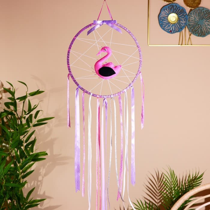 Ловец снов «Фламинго», 32×90 см