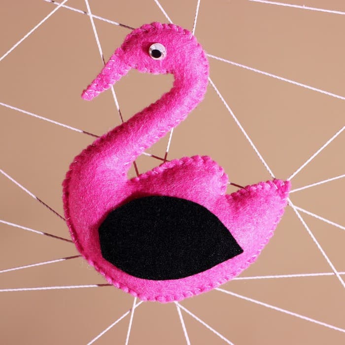 Ловец снов «Фламинго», 32×90 см