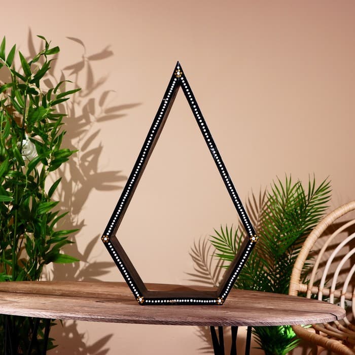 Интерьерная подставка, 39×12×60 см, дерево албезия