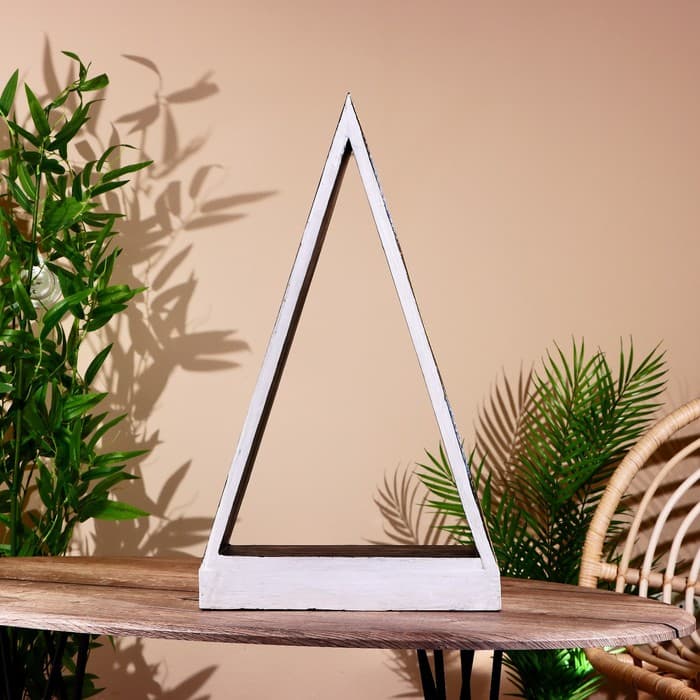 Интерьерная подставка, 35×12×62 см, дерево албезия