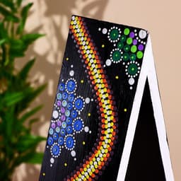 Интерьерная подставка, 35×12×62 см, дерево албезия