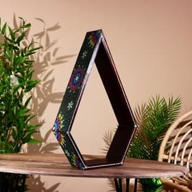 Интерьерная подставка, 39×12×62 см, дерево албезия