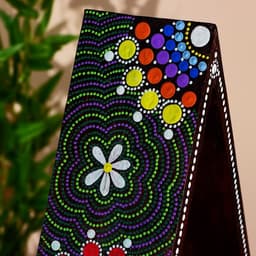 Интерьерная подставка, 39×12×62 см, дерево албезия