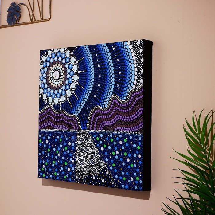 Настенное панно «Вдаль», 40×40 см, албезия