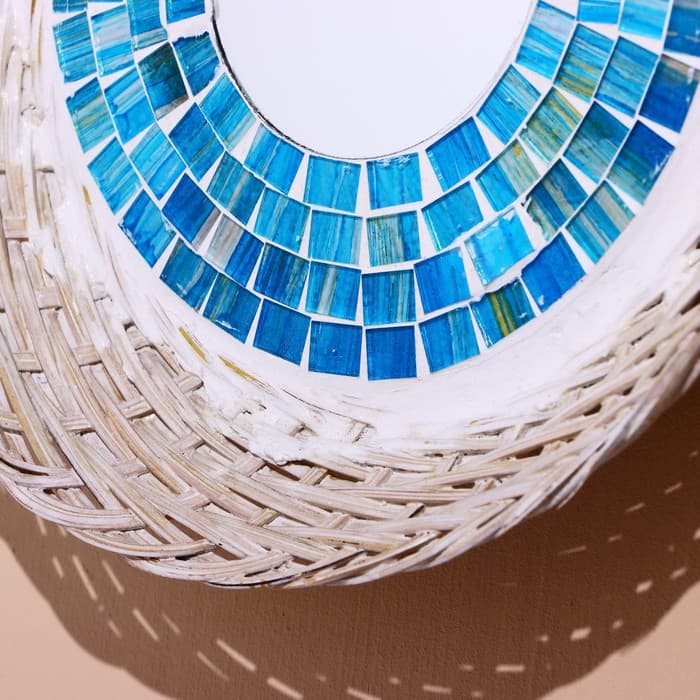 Зеркало «Романтика», 24 см, кокос