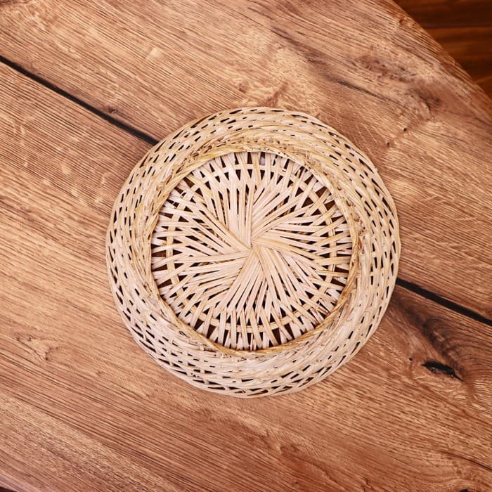 Зеркало «Романтика», 24 см, кокос