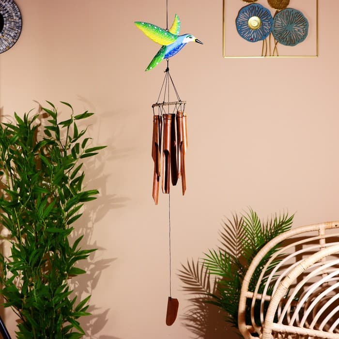 Музыка ветра «Колибри», 22×11×100 см, бамбук