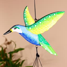 Музыка ветра «Колибри», 22×11×100 см, бамбук