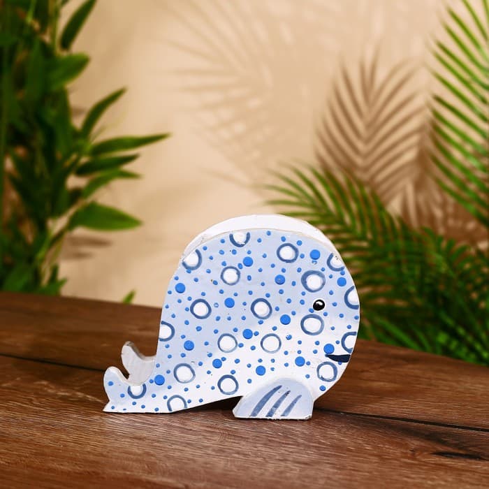 Подставка под ручки «Кашалотик», 16×10×11 см, дерево албезия