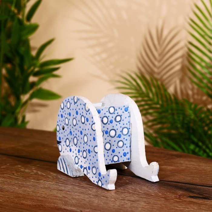 Подставка под ручки «Кашалотик», 16×10×11 см, дерево албезия