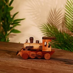 Сувенир «Паровоз», 16×4.5×9 см, тиковое дерево