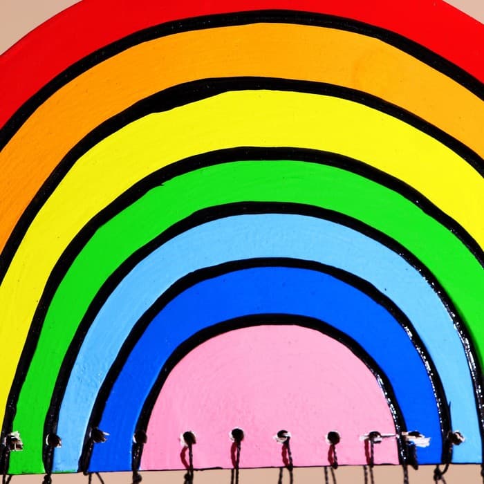 Музыка ветра «Радуга», 50 см