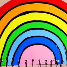 Музыка ветра «Радуга», 50 см