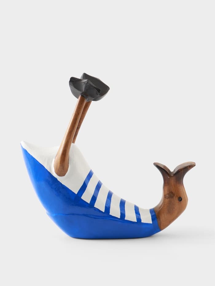 Подставка под бутылку «Уточка в синем», 30×13×24 см, дерево